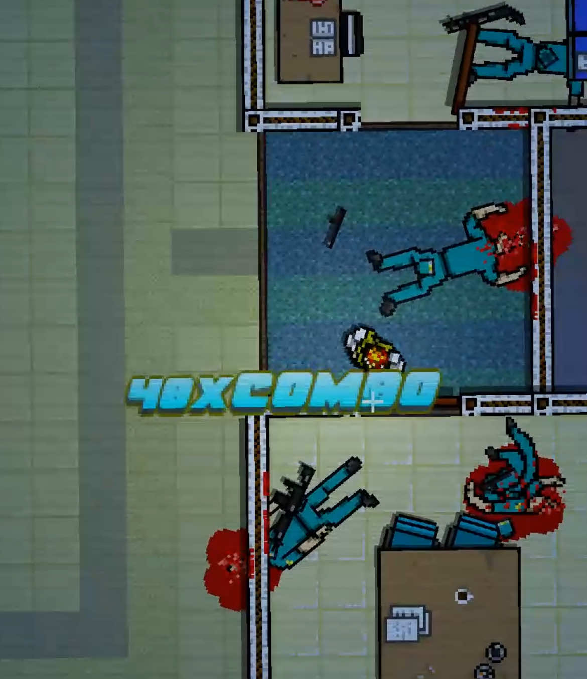 Full combo x hard mode (segment run)😋😋😋 #hotlinemiami #fyp #speedrun #combo #funrun 