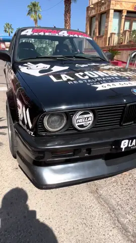 TheBlackPearl 🖤 #bmw #e30 #328i #slalom #drift 
