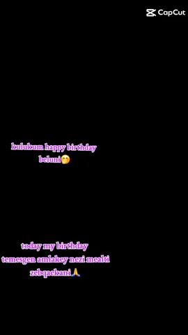 today my birthday🎂🥂🍾