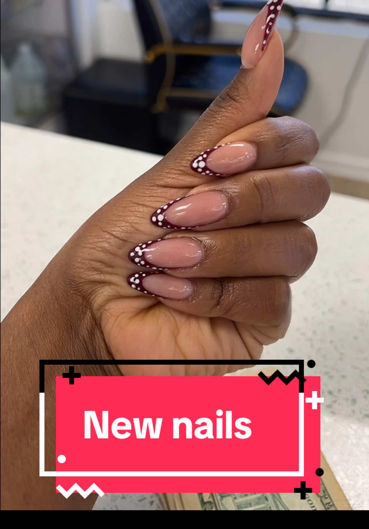 September nails/ dotted nails / #nailsartvideos #newnails #dottednails #nailsart #okatydeluna888 