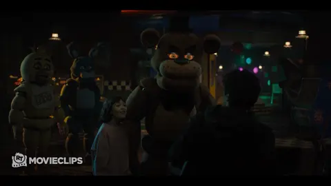 Meet Freddy Fazbear and the Animatronics - Five Nights at Freddy's (2023) - TM & © #UniversalPictures  Mike (Josh Hutcherson) freaks out about Abby (Piper Rubio) befriending Freddy (Kevin Foster) and the other animatronics. Click the link in bio to watch the full movie. #FNAF #FiveNightsatFreddys #movieclips