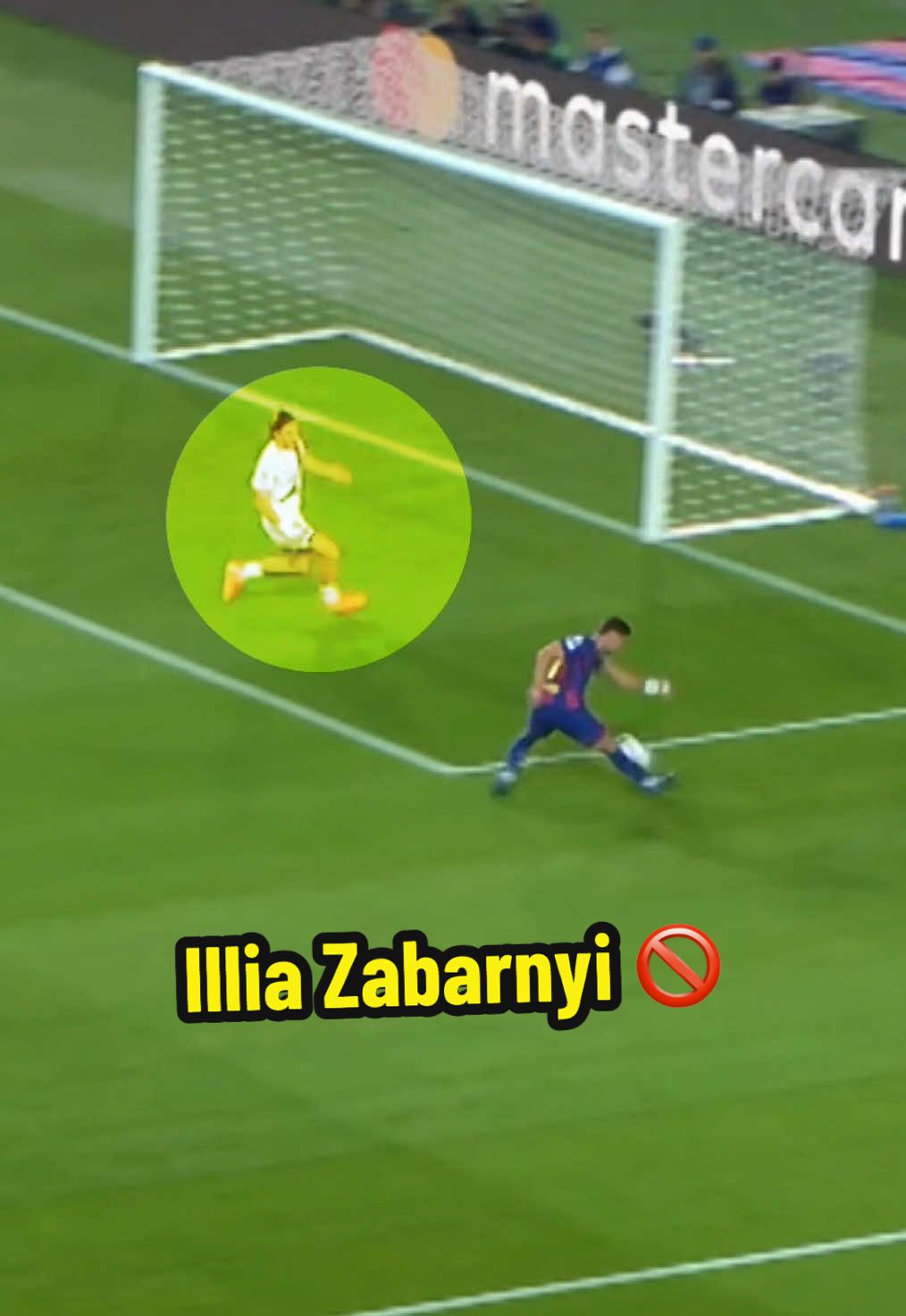 Illia Zabarnyi said NO.🚫 #PSG #UCL #ChampionsLeague #Tackle 