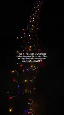 sobrangg habaa😭#christmaslights #solarchristmaslights #solarcurtainchristmaslights #makeitvirаl #fyp 