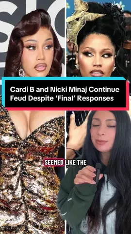 Cardi B and Nicki Minaj Continue Feud Despite ‘Final’ Responses #nickiminaj #cardib #cardi #riristea #rivetsoro  