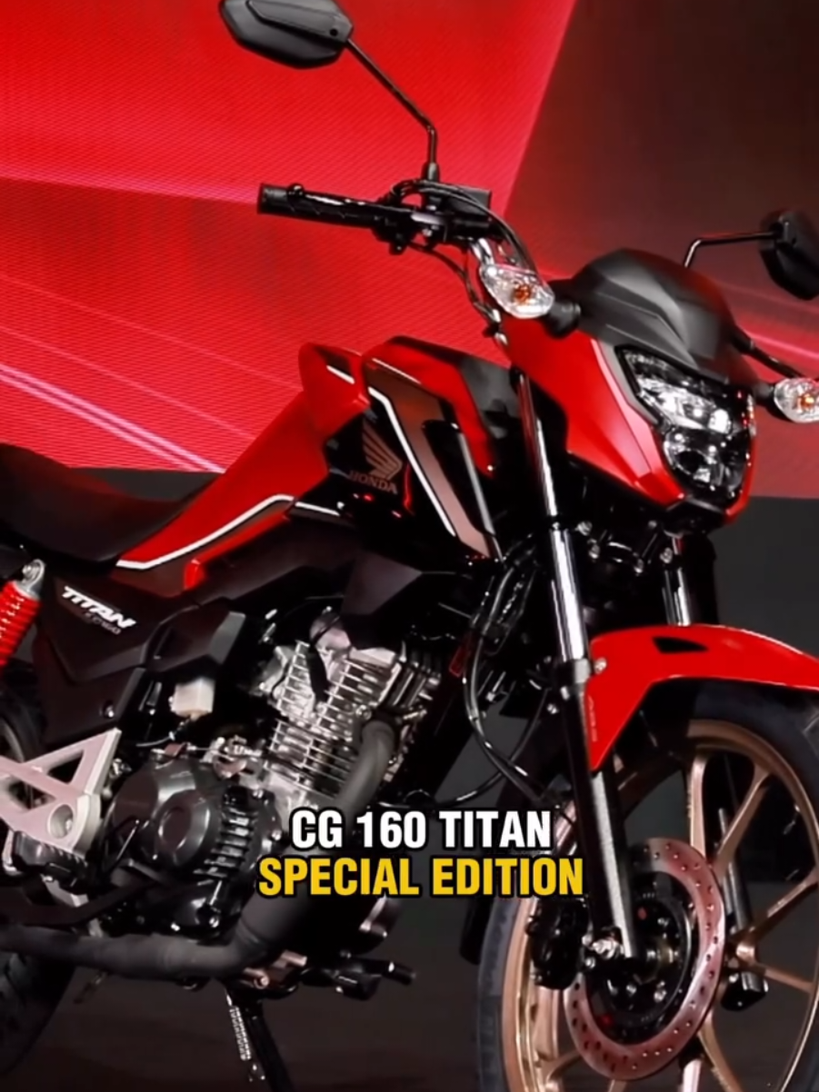 OFICIAL: Nova CG 160 Titan Special Edition apresentada pela Honda durante a convenção nacional Honda. a nova Titan 160 Edição Especial chega para comemorar os 50 anos da primeira CG ser fabricada no Brasil, e como CG 160 Special Edition traz um grafismo diferenciado sua data de chegada é para o início do ano que vem. . . . sem preço divulgado ainda. . . . E aí gostaram? . . . #sonhos #cg #reels #honda #motos 