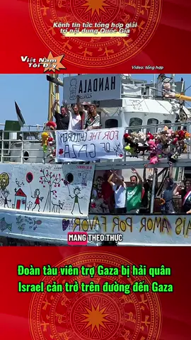 Đoàn tàu viên trợ Gaza bị hải quân  Israel tấn công #vietnam #israel #videoviral #viral #fyp 