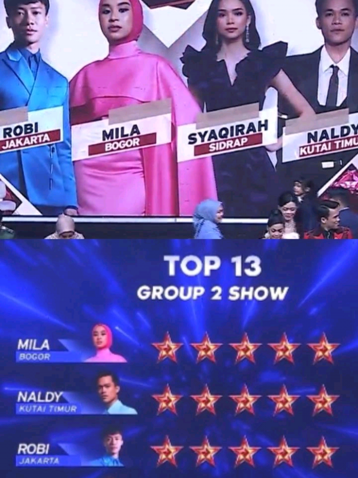 grup pling gacor!!! membuat para juri akan pusing🤭🤙🏻🤩               @mila.andara6 @da_7naldy @da7_robi @da7_syaqirahhh06      #bintangsempurnah #jjda7 #grup2top13 #dandutacademi7indosiar 
