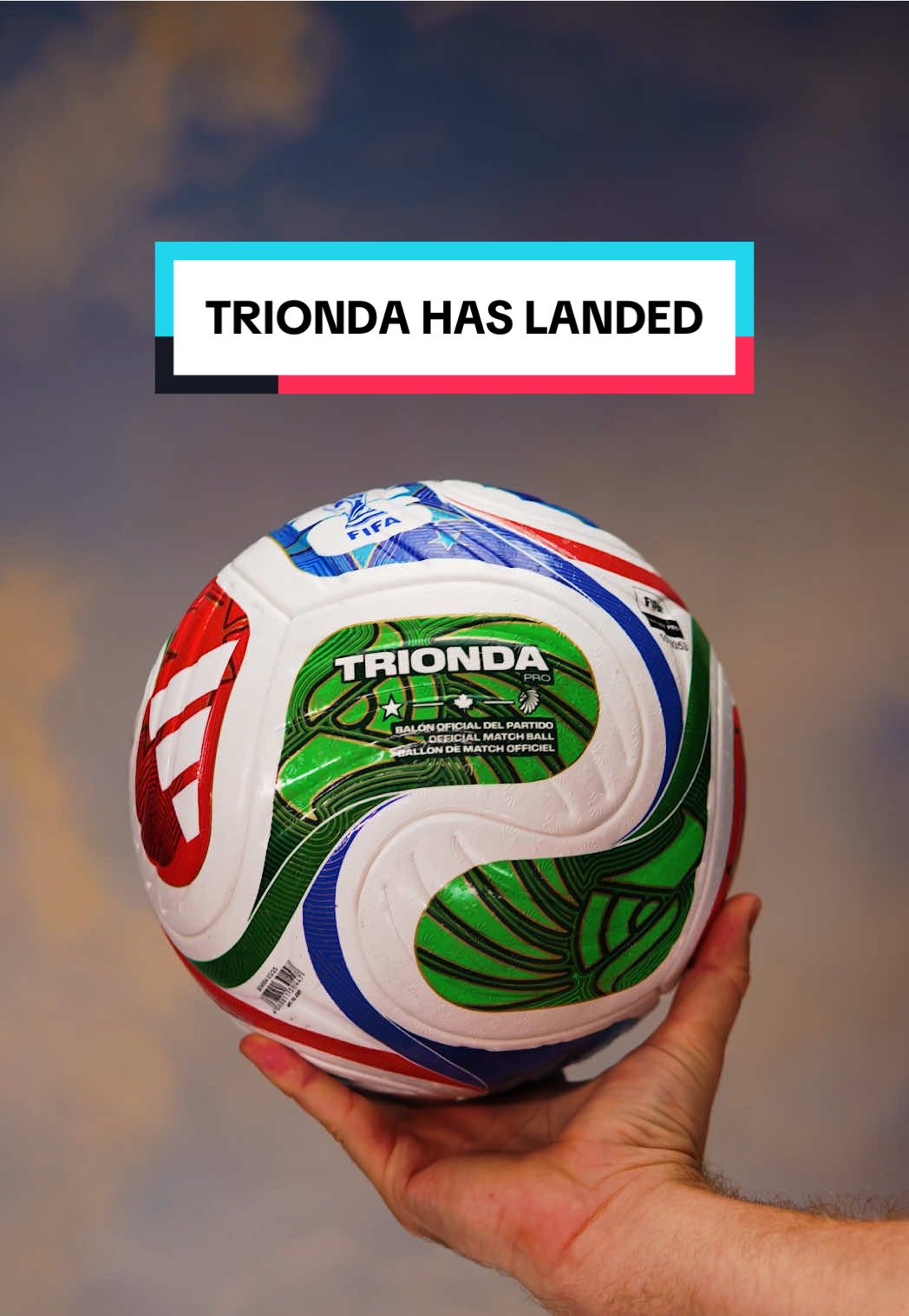 Lights. Camera. Trionda 🎥⚽️ Meet the Official Match Ball of FIFA World Cup 26™ 🏆🌎 #soccerdotcom #adidasfootball #adidas #trionda #worldcup 
