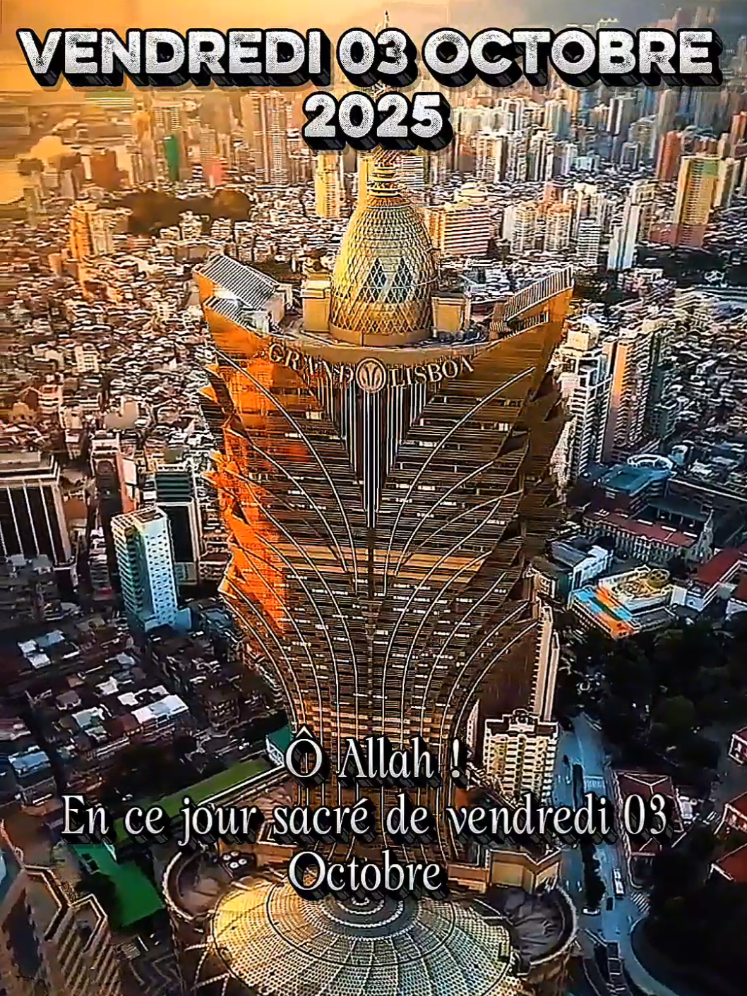 En ce jour sacré de vendredi, exprimez votre gratitude à Allah pour Ses bénédictions. Priez pour la protection de vos proches et demandez à Dieu la force d'appliquer les enseignements de Sa parole. C'est l'occasion de renouveler votre foi et de demander pardon. #Vendredi  #Doua  #tiktokfrance  #Jumuah  #France 