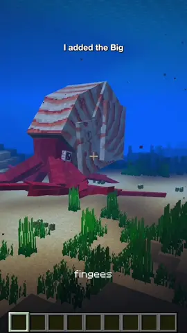 I added the big nautilus to #Minecraft #cursedminecraft #minecraftmemes 