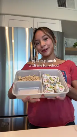 SUSHIII #fyp #packwithme #schoollunch #lunch #lunchideas 