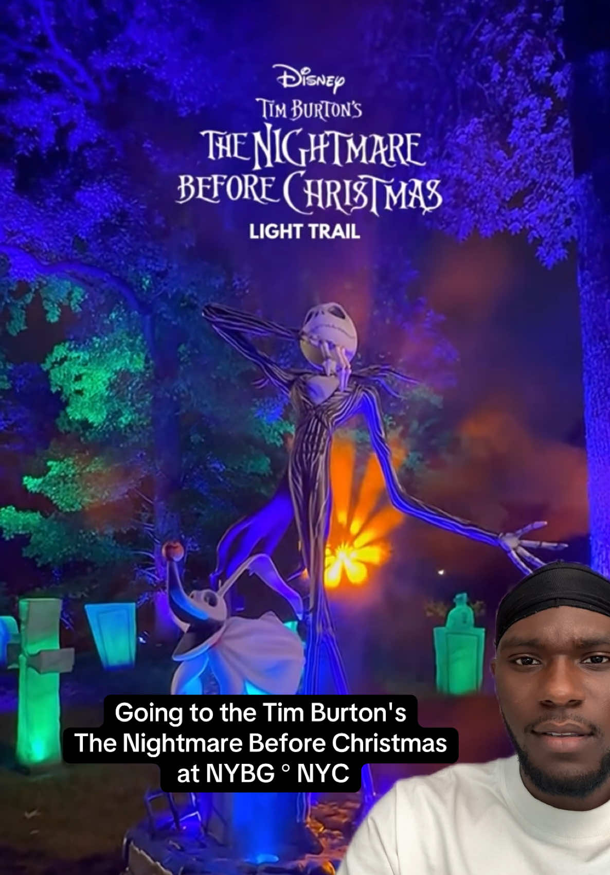 People was telling me to go to the Tim Burton's The Nightmare Before Christmas at New York Botanical Garden and you know I had to pull up 
