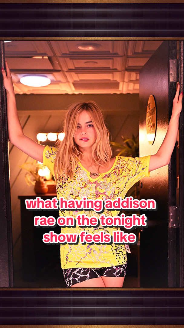 what having @Addison on the tonight show feels like 💞 #FallonTonight #TonightShow #AddisonRae #DietPepsi 