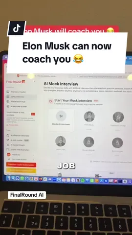 Elon musk can now coach you 😂 #aiautomation #aitools #aiagent #finalroundai #chatgpt 