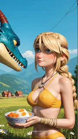 Did you know Astrid once thought it would be cute to treat her dragon to premium food, only for it to backfire in spectacular fashion? She went all out and ordered bowls from Ichiran Ramen, the famous spot known for tonkotsu broth and private dining stalls. Her dragon slurped noodles like a champion at first, steam rising off the bowl, but within minutes its stomach started to rumble. One roar later, the dragon threw up across the courtyard, sending splashes of broth and noodles everywhere. Panicked but laughing, Astrid reached for a pack of Tums Chewy Bites and crushed them into the water trough, joking it was dragon medicine. Between ramen stains, fire breath, and digestion remedies, the whole scene felt less like fine dining and more like chaos management. #astrid #dragon #ichiranramen #tums #fyp                         