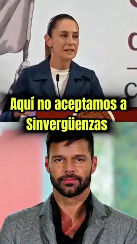 #claudiasheimbaum arremete contra #rickymartin #telemundo #univision 