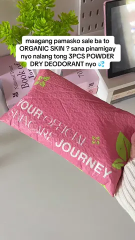 3pcs powder dry deo, sobrang mura nalang 😭 #organicskin #deodorant #powderdrydeo #organicskindeodorant #3pcs 