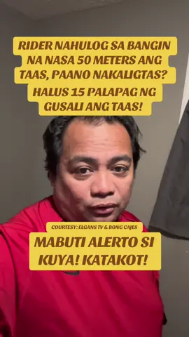 RIDER NAHULOG SA BANGIN NA NASA 50 METERS ANG TAAS, PAANO NAKALIGTAS? HALUS 15 GUSALI ANG TAAS! 
