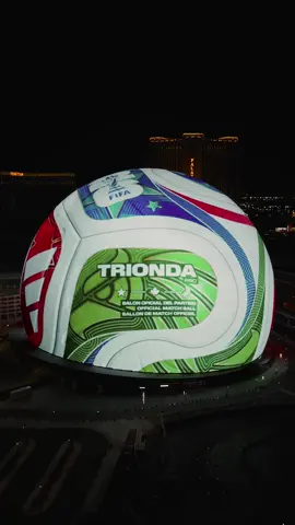 Welcome to the Trionda era ⚽️ ✨ #trionda #fifaworldcup #adidas #sphereVegas