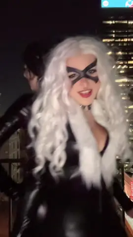 the cats of comics #marvel #dc #catwoman #blackcatcosplay #blackcat @carmen elena 