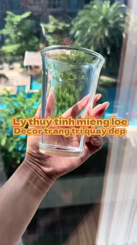 Ly thủ tinh uống an toàn àm decor đẹp nữa #lythuytinh #lythuytinhcaocap #lythuytinhdep #lyuongnuoc #lythuytinhdecor 