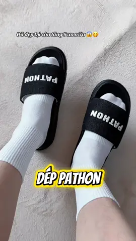 Ai muốn đẹp mà còn hach chiều cao thì lụm liền #dép #depnamdep #depnuxinh #viral 