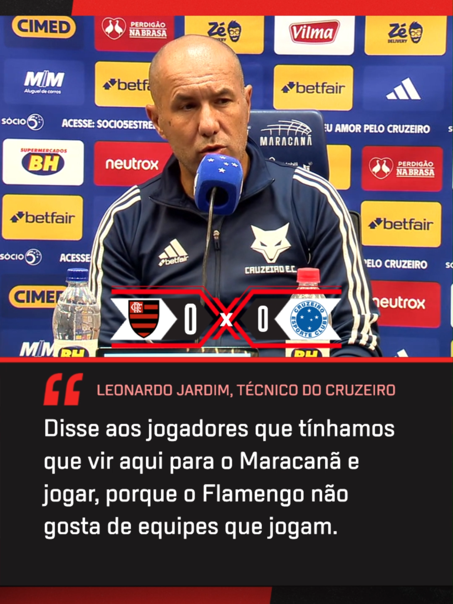 Técnico do Cruzeiro, Leonardo Jardim revelou o que disse no vestiário aos seus jogadores antes e depois do empate sem gols contra o Flamengo! #Flamengo #Cruzeiro #Brasileirão #LeonardoJardim #TikTokEsportes