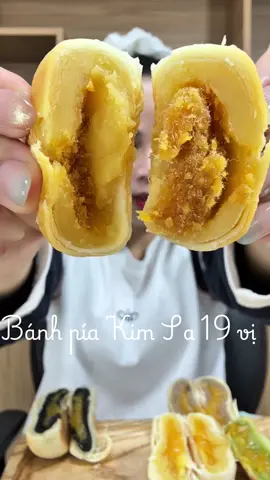 Bánh pía kim sa 19 vị Tân Huê Viên #banhpia #banhpiasoctrang #banhpiatanhuevien #banhpiakimsa #xh 