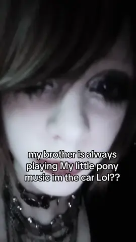 does anyone else have a brother that always plays mlp music in the car or is it just me 