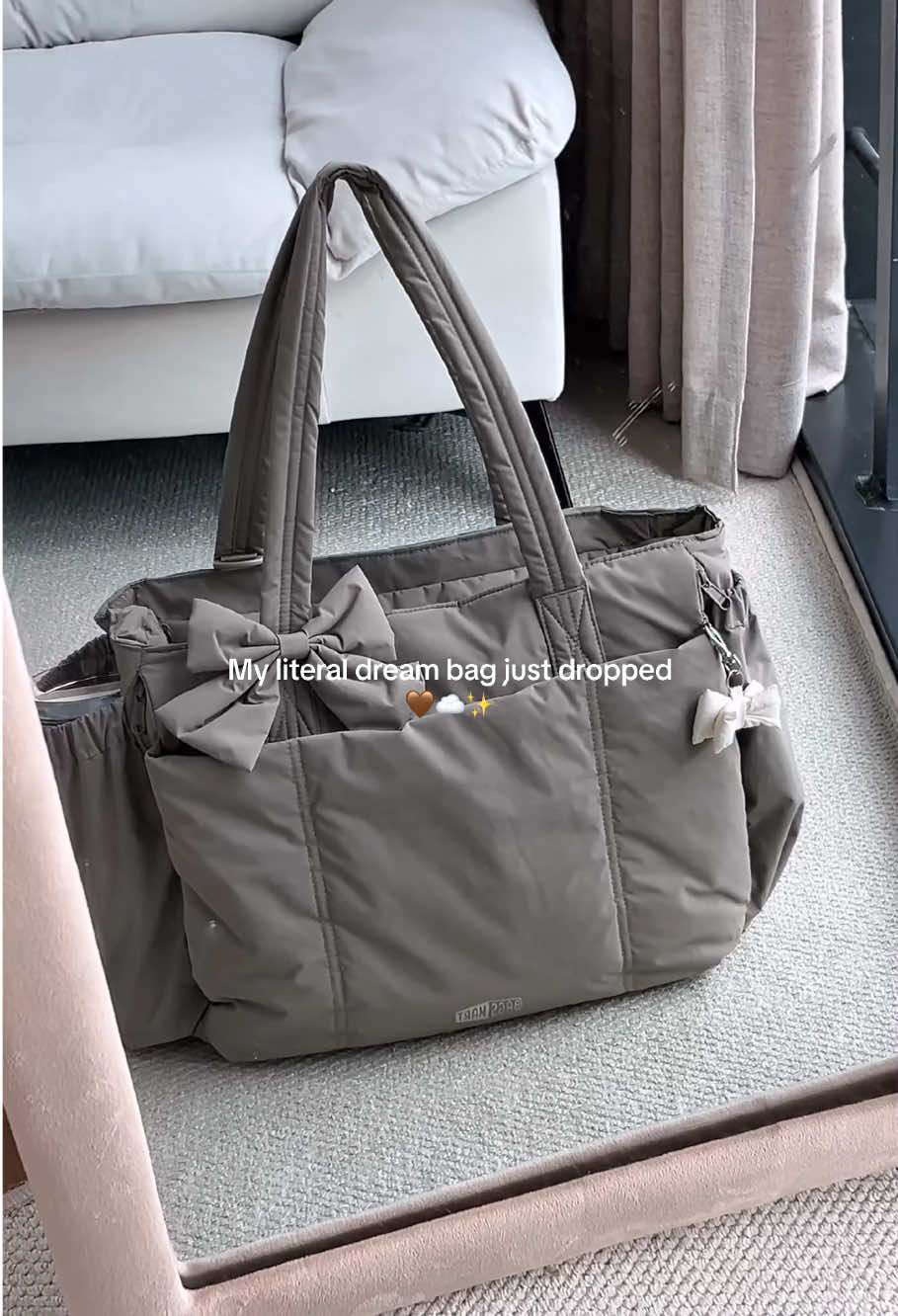 My literal dream bag just dropped😘✨#bagsmart #workbag #totebag #travelbag #collegebag 