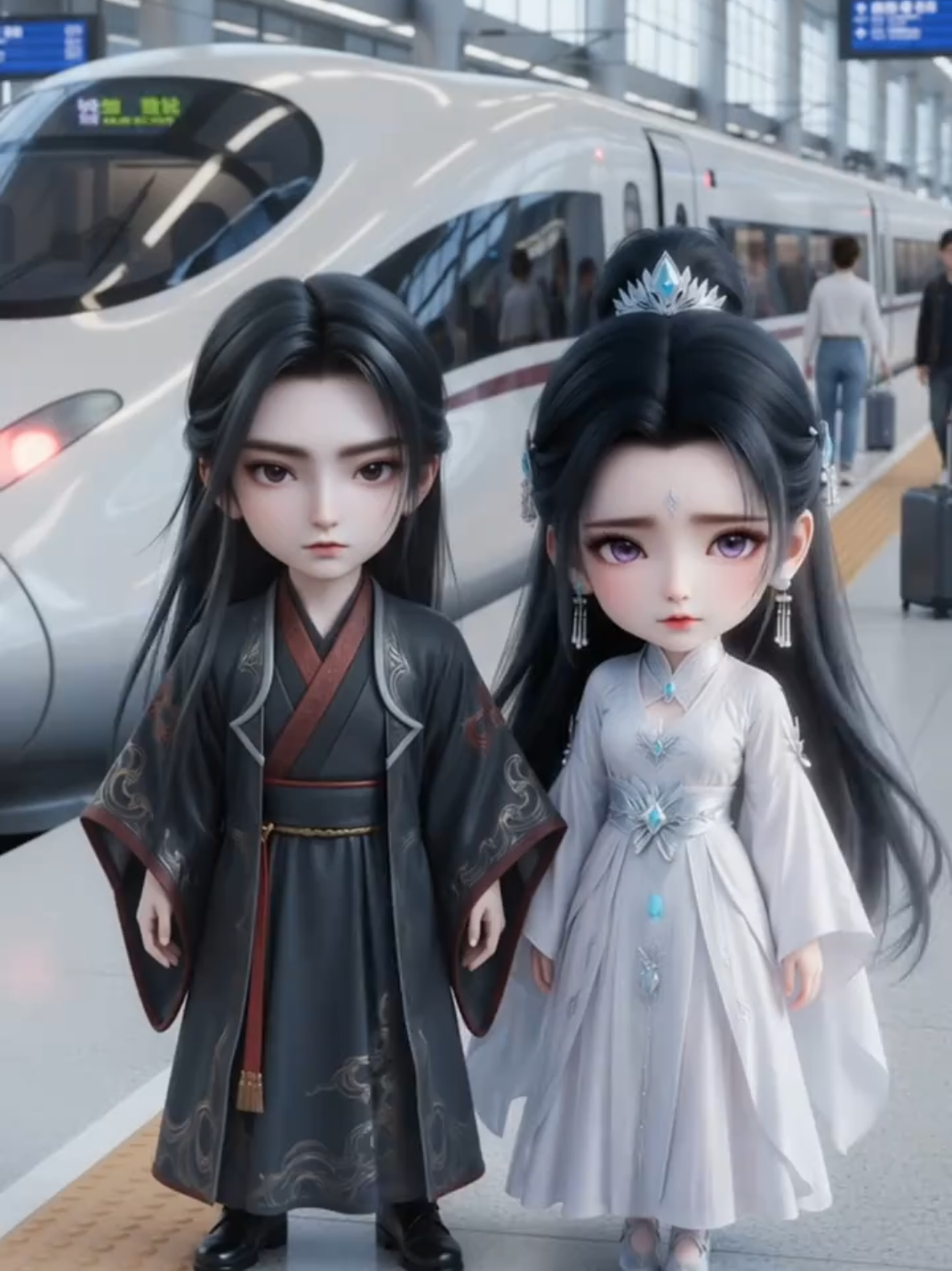 第三季完结了“正好国庆节和雪琪出分享去玩咯 #陆雪琪 #张小凡 #诛仙 #donghua #donghuaedit 