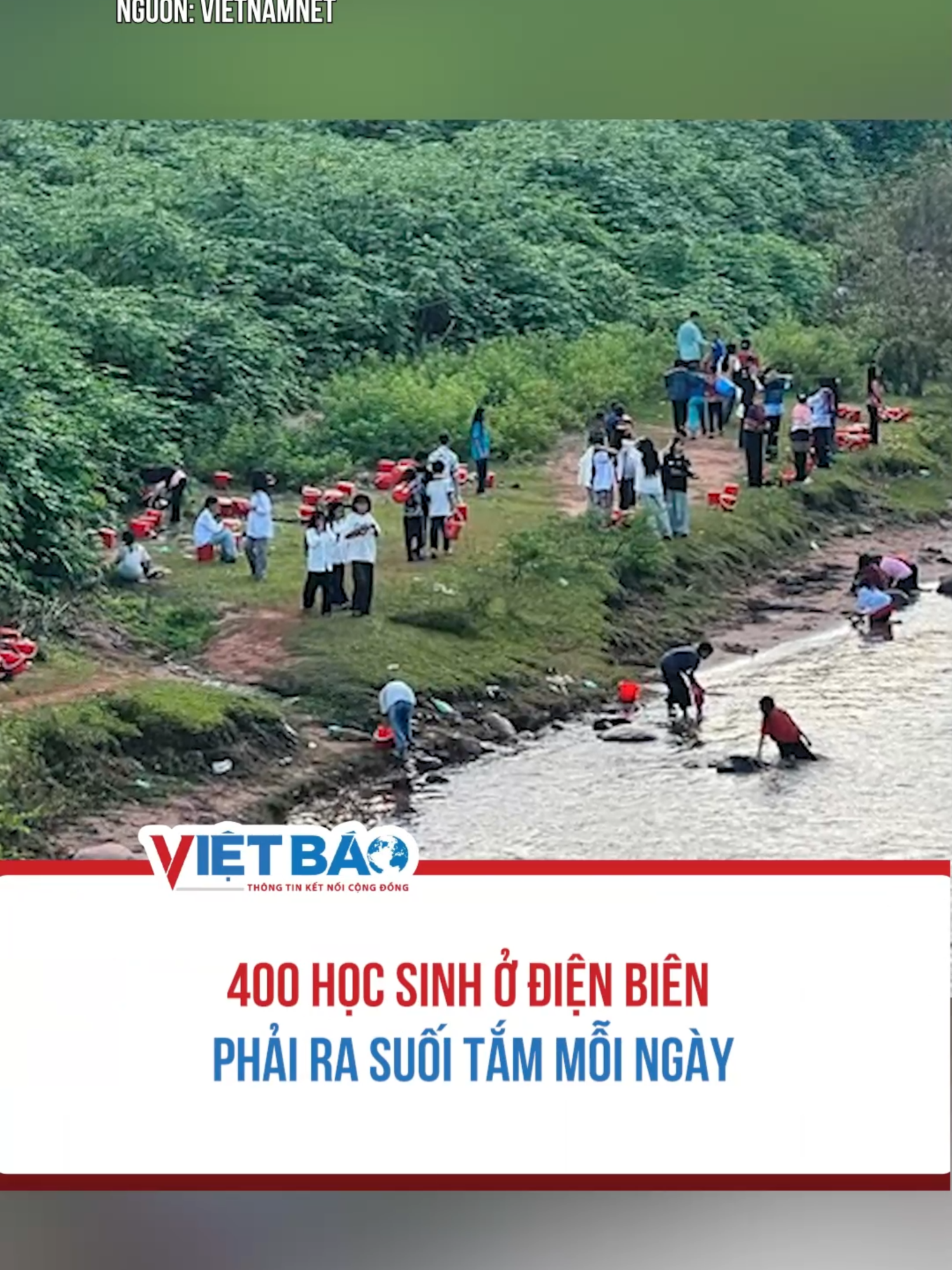 400 HỌC SINH Ở ĐIỆN BIÊN PHẢI RA SUỐI TẮM MỖI NGÀY  #vietbao #vietbaovn #tintuc #dienbien #hocsinh