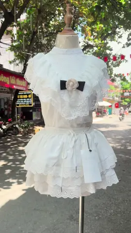 Áo ren hoa lưới tầng đính nơ hoa hàng hottttt #minhhienshop #hanghottrend #TikTok #xuhuong 