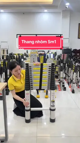 Thang nhôm rút đơn Sumika chiều cao 5m1  #sumikavietnam #thangnhom #thangrutdon #thangcongtrinh #thanggiadinh 
