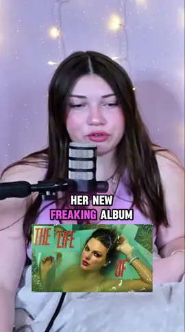 what do u think of her new album? Go check out our podcast! 💗 #podcast #clips #lifeofashowgirl #taylorswift #newalbum 