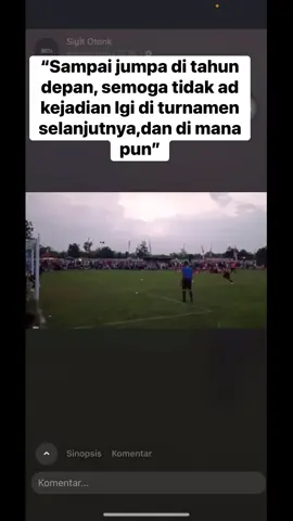 FINAL yg batal.....! Suatu insiden adu pinalti yg mengakibatkan suasana memanas dan tidak kondusif dari presedentama vs meteor ,tidak hanya kedua time yg rugi melainkan panitia penyelenggara juga sangat rugi, yg harusnya final bakalan bludak ,harus batal karna ulah oknum yg tidak bertanggung Jawa, dan akhirnya juara 2 di bagi buat persedentama dan meteor dan sang JUARA di ambil alih oleh DAYANA TARUWONGSO tawangsari #sekarcup #fypjangkauanluas #fypreels