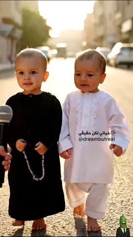 النونو هو وتوأمه رايحين يصلو الجمعة بالجامع 