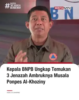 Pemerintah resmi menggunakan alat berat dalam evakuasi korban ambruknya musala Pondok Pesantren (Ponpes) Al-Khoziny, Sidoarjo, Jawa Timur. Keputusan ini diambil setelah Basarnas memastikan tidak ada lagi tanda-tanda kehidupan di bawah reruntuhan. Kepala BNPB Letjen TNI Suharyanto mengungkapkan 3 jenazah telah ditemukan pada Jumat (3/10/2025). Update berita selengkapnya di Beritasatu TV, BTV, BeritaSatu.com, & YouTube BeritaSatu! #Musala #MusalaAmbruk #PondokPesantren #AlKhoziny #Sidoarjo #SaatnyaIndonesiaBerbenah #BeritaSatu
