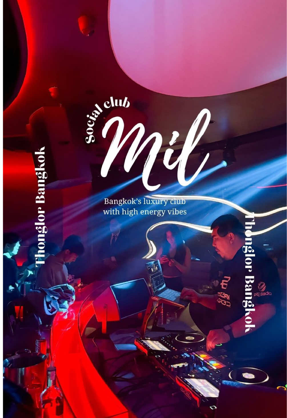 ใครยังไม่เคยมา🙌 แหล่งรวมตัววัยรุ่นกรุงเทพ No.1 ชั่วโมงนี้ vibes สรุกสุดเหวี่ยงมาก ชวนเพื่อนมาลองกัน  📍Mil Social Club ⏰ เปิดทุกวันพุธ-อาทิตย์ 20:30 Till late  #milsocialclub #theworldisoutthere 