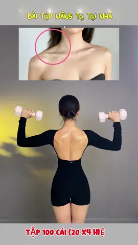 Bài tập giúp  tay thon lưng mỏng vai đẹp ngay tại nhà #vairl #tapgymtainha #tatapgym #tapgym #eothondangdep 