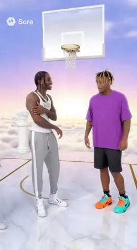 Pop Smoke and Juice Wrld: *shooting hoops in heaven* Pop: 