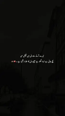 تیرے آنے سے دل میں ہلچل سی  مچ جاتی ہے ایسا لگتا ہے جیسے دل کا حقدار آگیا ہے ۔❤️‍🩹🫶🏻 #urdupoetry  #viralvideo  #unfrezzmyaccount  #growmyaccount  #urdupoetry_740 