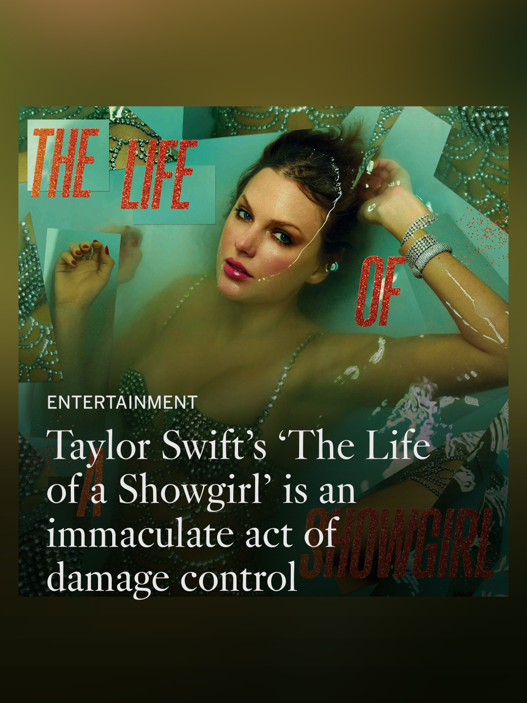 The pop superstar follows up last year's messy 'The Tortured Poets Department' with a tidy collaboration with Max Martin and Shellback. Los Angeles Times pop music critic says this collection of expertly tailored bops falls well short of its predecessor, 