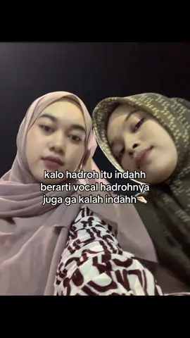 sing penting muni nggh a mbak😮‍💨🙏🏻@saniaa kawaiii🐣 #foryou #fypシ #hadrohsholawat #vocal #vocalhadroh 