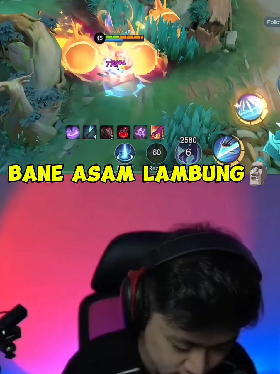 Bane asam lambung sakit banget 🗿 #jejeadriel #NEXTJagoanMabar #MLBBNEXT2025 #mlbbcreatorbase #fyp 