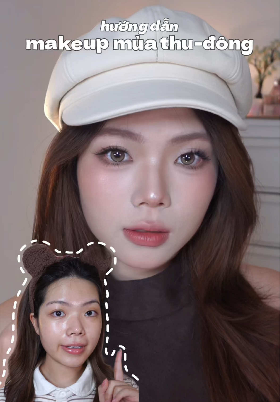 Hướng dẫn siu chi tiết layout makeup mùa thu 😋😚 #quanhdayo #makeup #goclamdep #carslan #autumnmakeup 