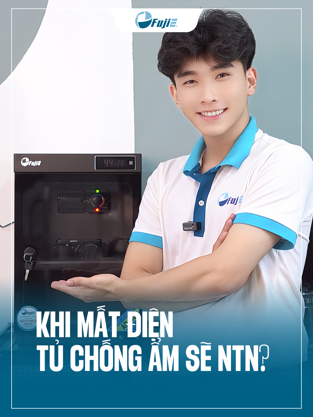 AD-030 | Tủ chống ẩm có hoạt động khi mất điện không? #fujie #tuchongam #tuchongammayanh #giadungthongminh #giadungtienich #xuhuong #trending #fyp