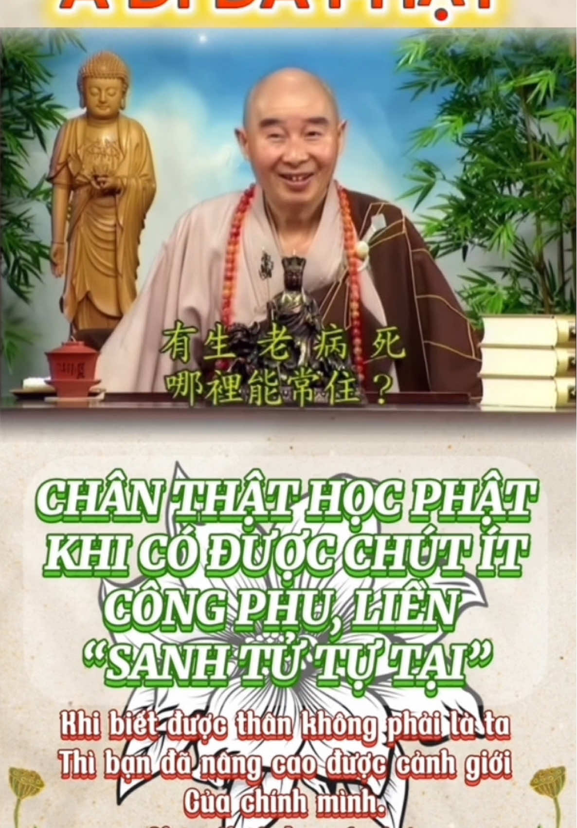 HOAN NGHÊNH CHIA SẺ VIDEO QUA ZALO, FACEBOOK VV GÓP PHÂN LUÂN CHUYỂN PHẬT PHÁP CÔNG ĐỨC VÔ LƯỢNG 🙏#nammoadidaphat2233 #phapsutinhkhong #hoathuongtinhkhong #kinhvoluongtho #phậtphápnhiệmmầu 