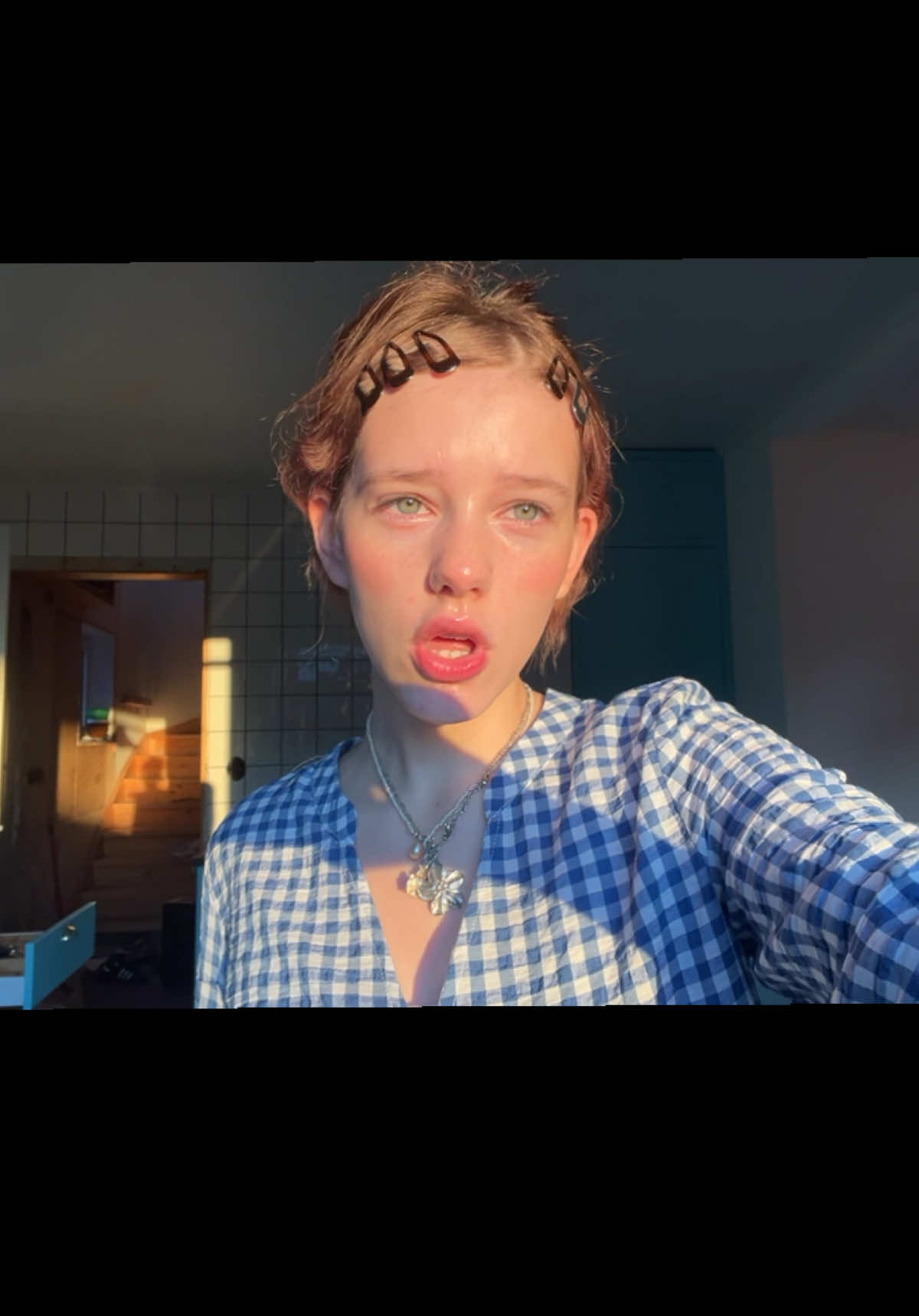 It kinda looks like I’m on the verge of tears #fyp #fy #clairo #OOTD #music 