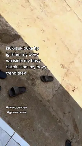 moh buka ig, tiktok, wa wes mending buka yutub ae #fyp #myboy #story 